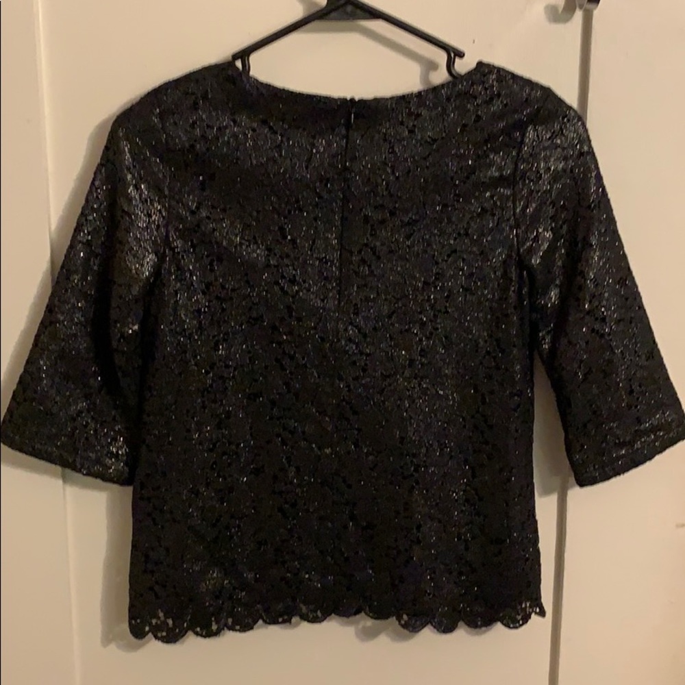 Sparkly black formal girl’s top - Picture 3 of 4